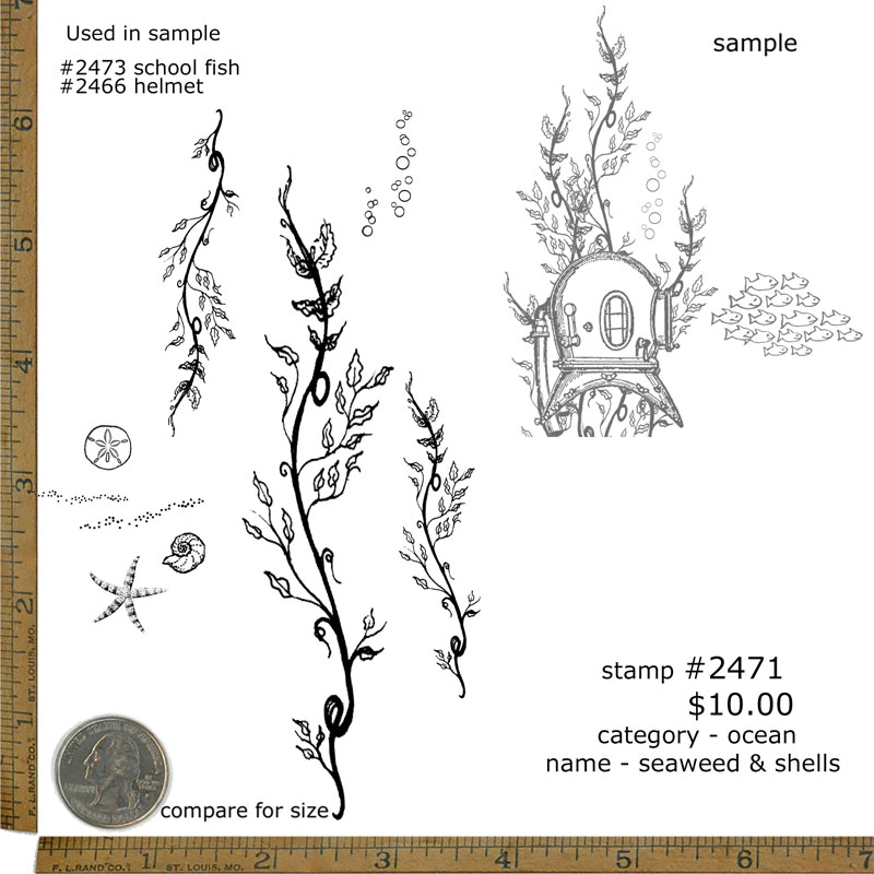 #2471 - Seaweed & Seashells - Ocean